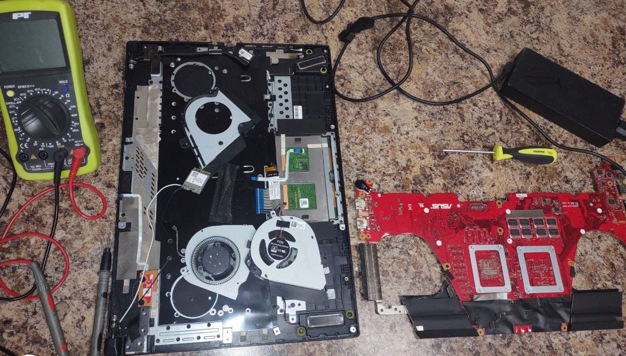 ASUS ROG GA502D won't turn on