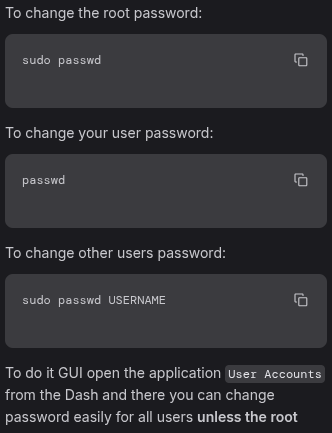 Change Root Password Ubuntu via sudoer