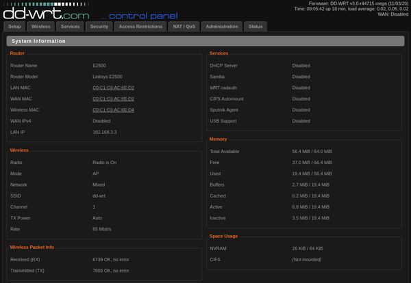 Configuring an old Linksys device as a wifi access point